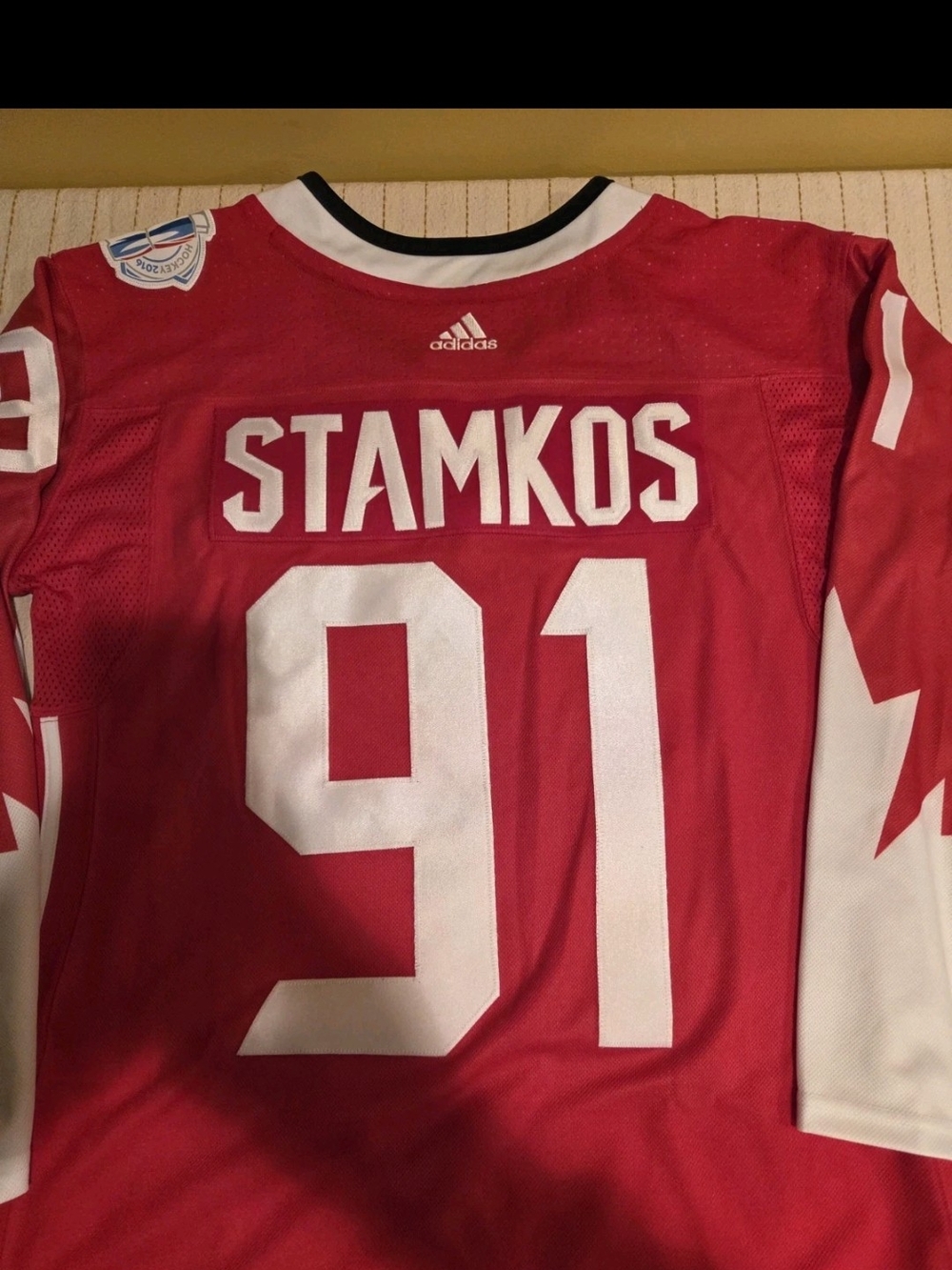 Steven Stamkos World Cup Of Hockey Adidas Jersey Youth L/XL